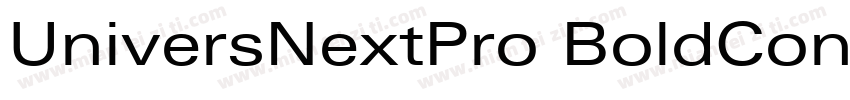 UniversNextPro BoldCondIt字体转换